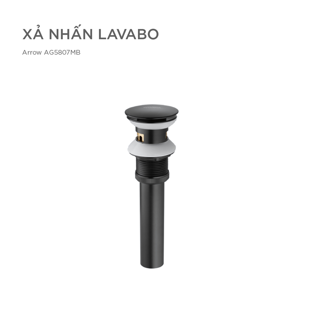 Xả nhấn Lavabo Arrow AG5807MB
