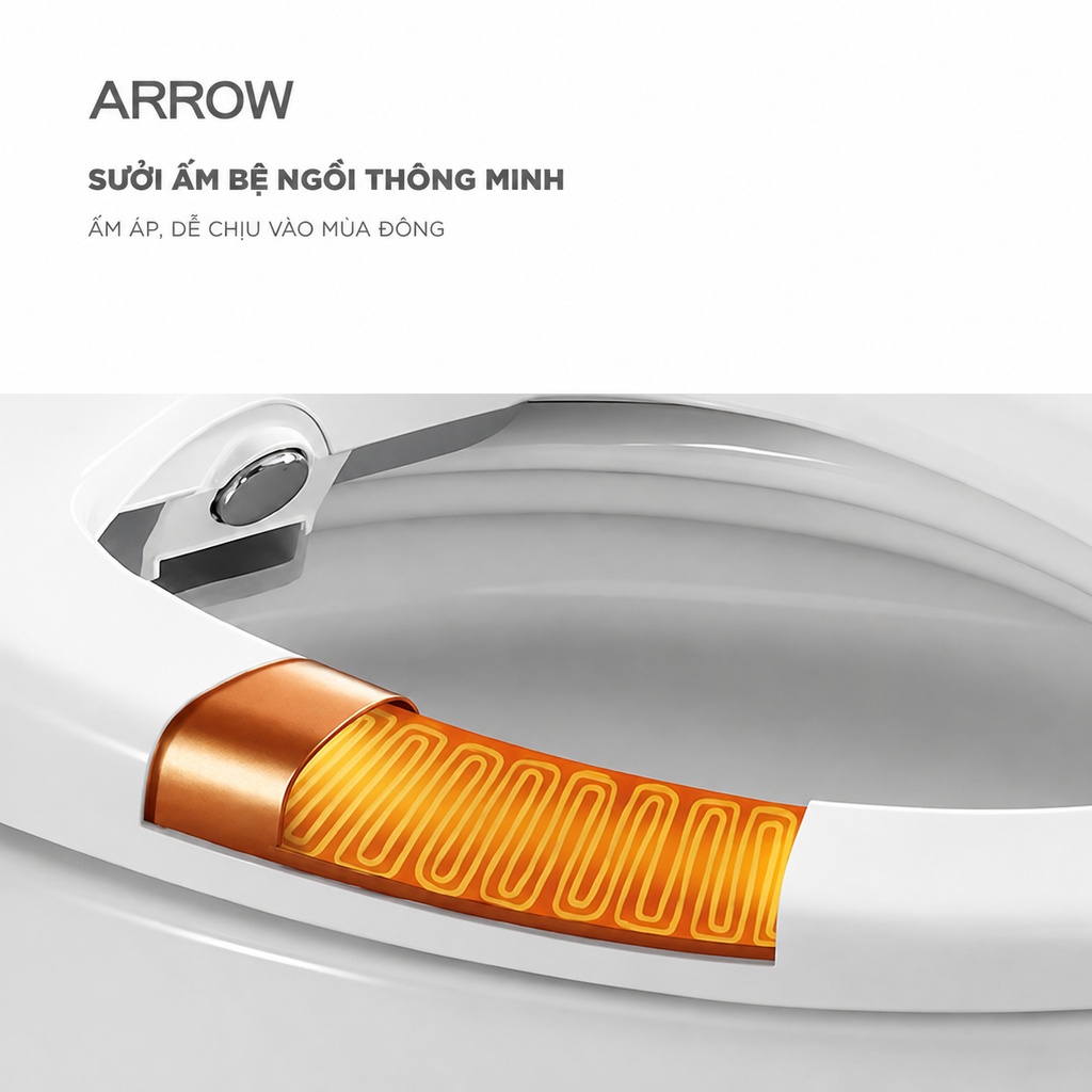 Bồn cầu thông minh Arrow AG801A-1M