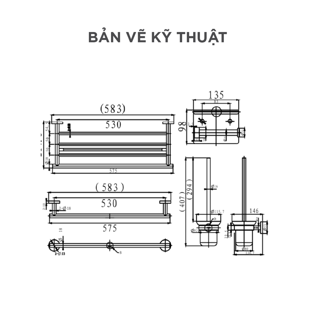Thanh treo khăn Arrow AGJ2501