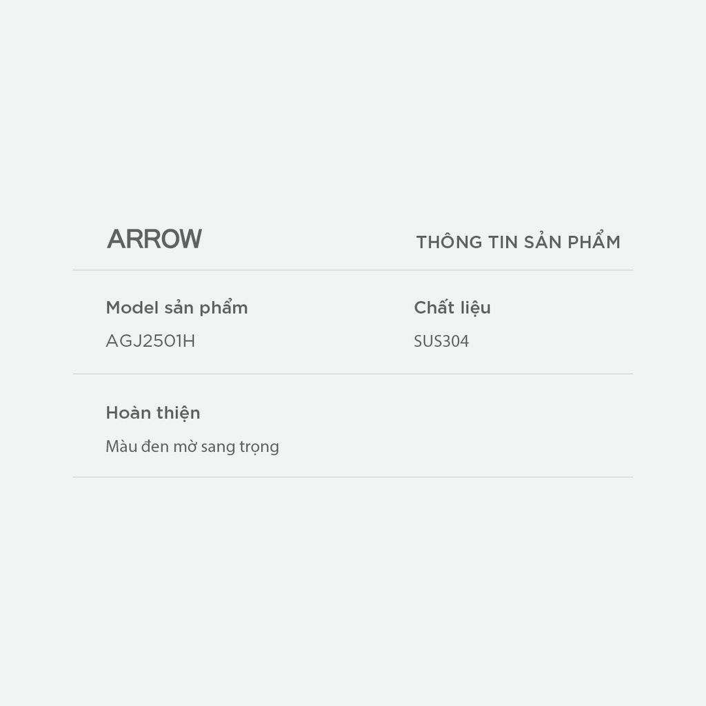 Thanh treo khăn Arrow AGJ2501H
