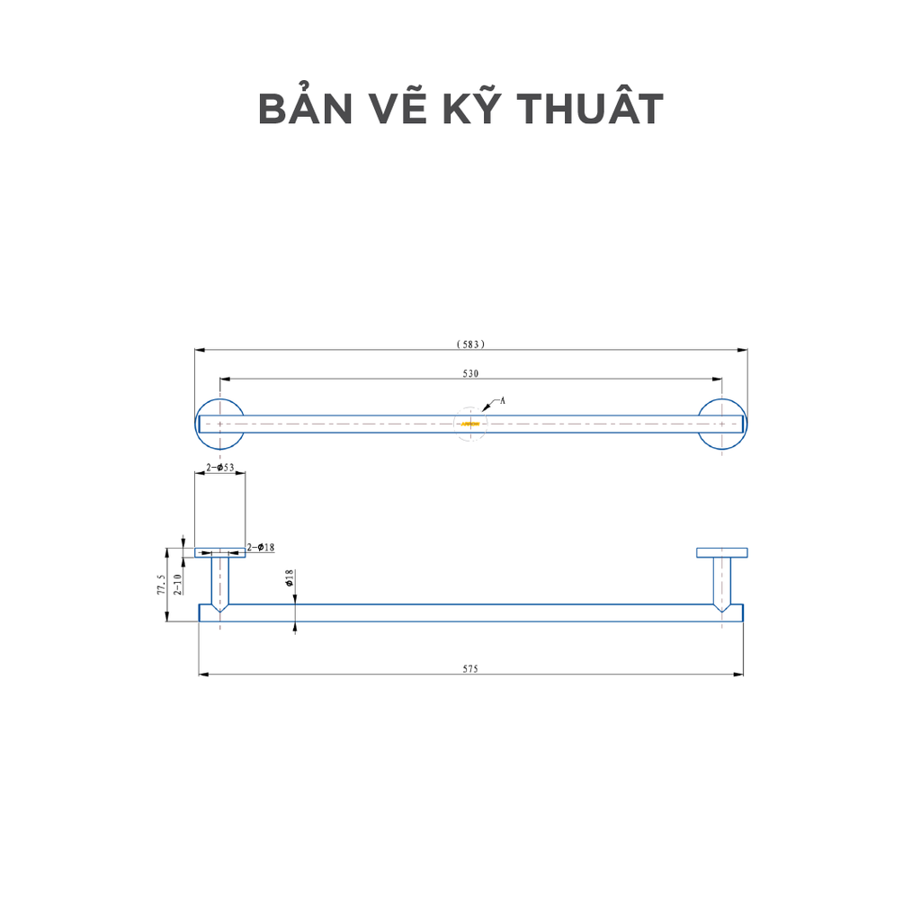 Thanh treo khăn Arrow AGJ2501H