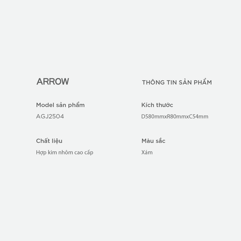 Giá treo khăn Arrow AGJ2504