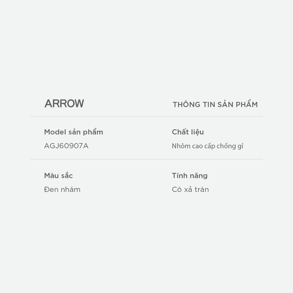 Hộp đựng giấy vệ sinh Arrow AGJ60907A