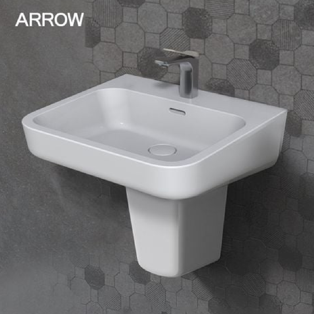 Chậu rửa lavabo treo tường Arrow AGP32037C/AGL9605C