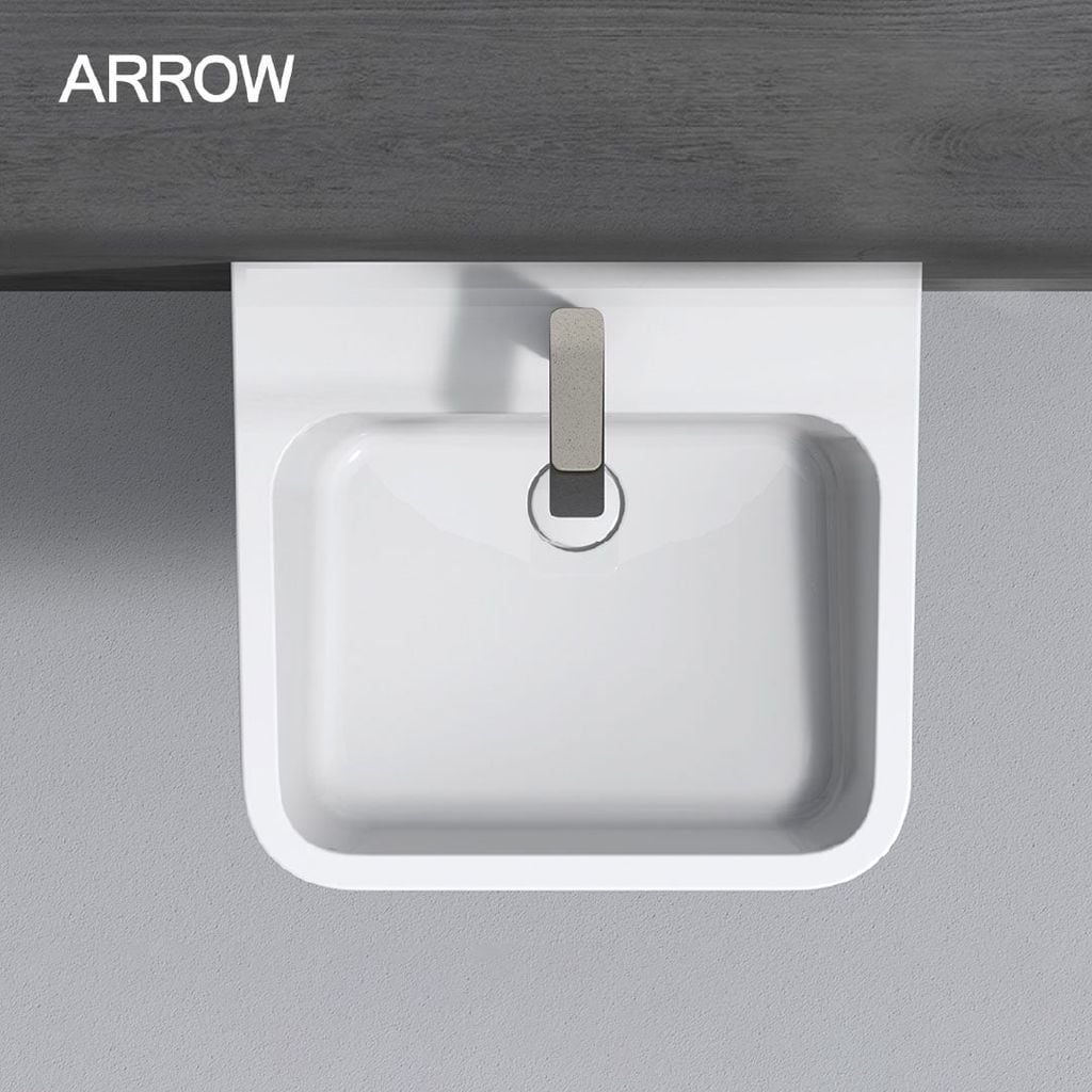 Chậu rửa lavabo treo tường Arrow AGP32037D/AGL9605C