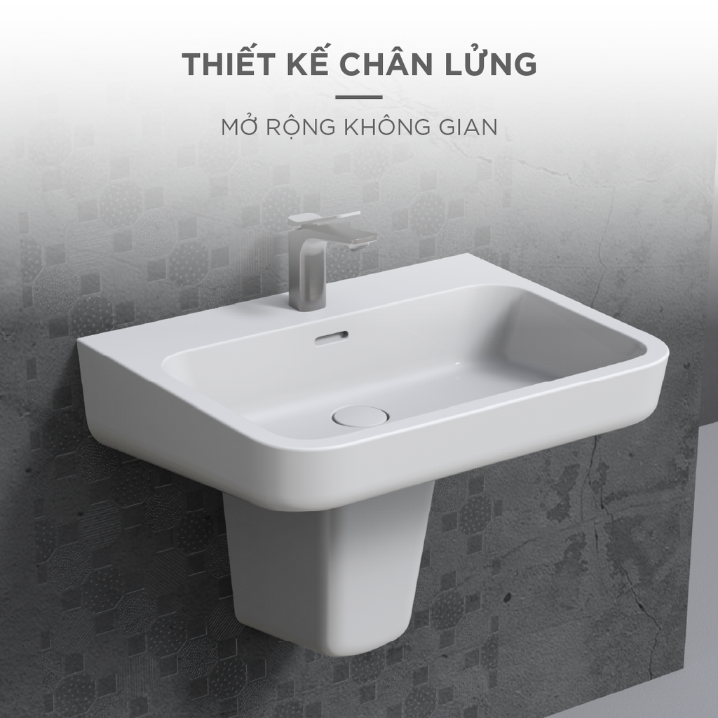 Chậu rửa lavabo treo tường Arrow AGP32037D/AGL9605C