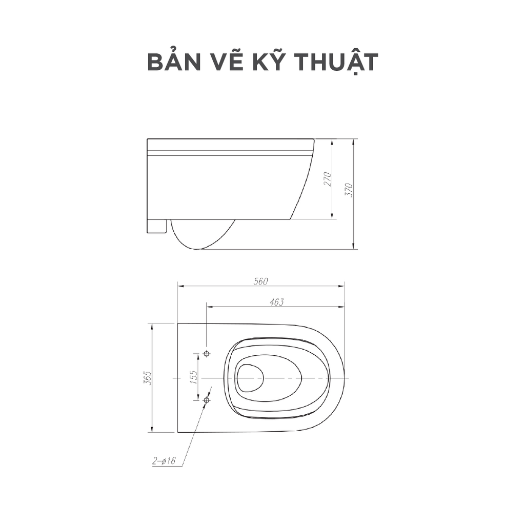 Bồn cầu treo tường Arrow AHB2105H/PG011-ZPA