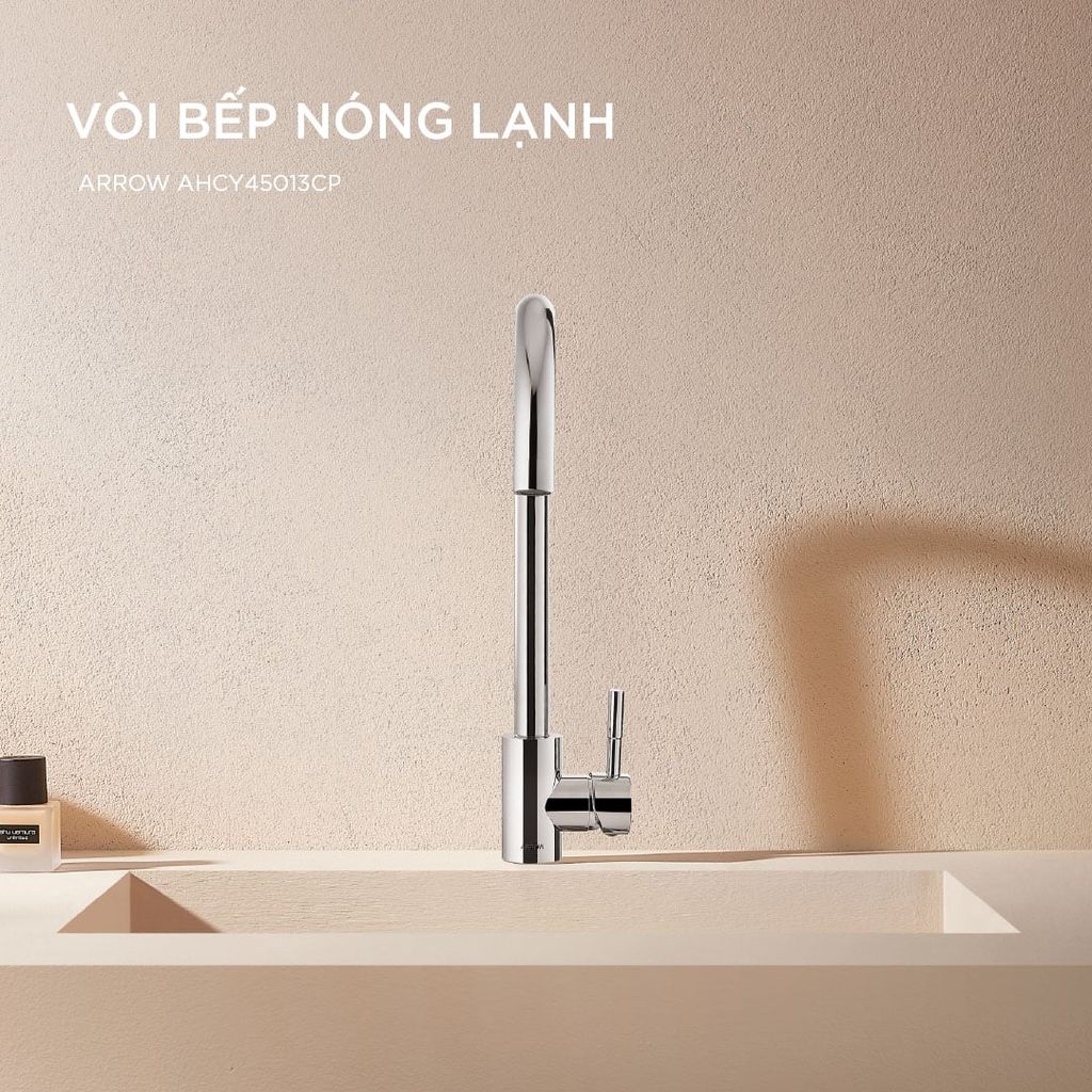 Vòi bếp nóng lạnh Arrow AHCY45013CP