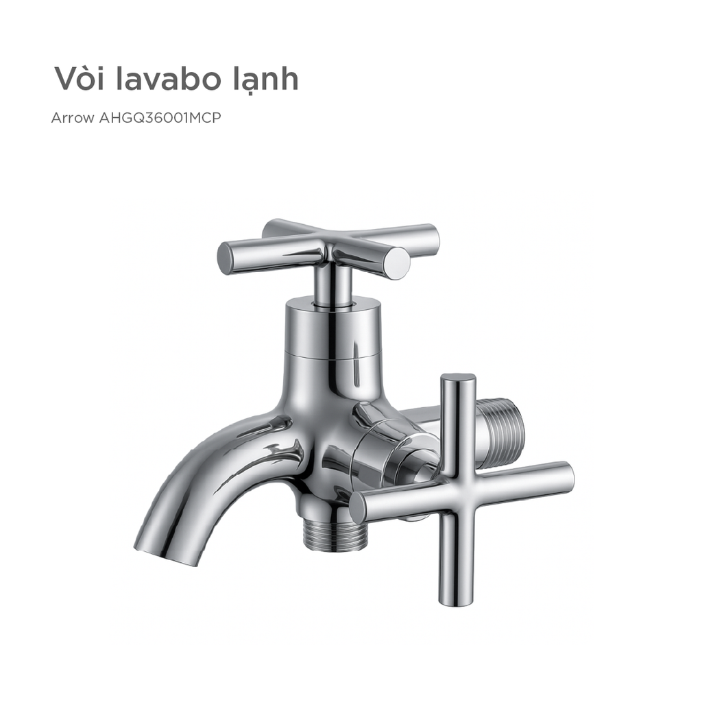 Vòi Lavabo Lạnh Arrow AHGQ36001MCP