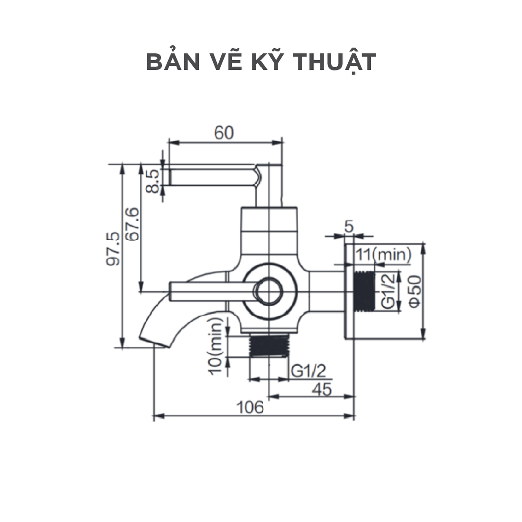 Vòi Lavabo Nóng Lạnh Arrow AHGQ36002MCP