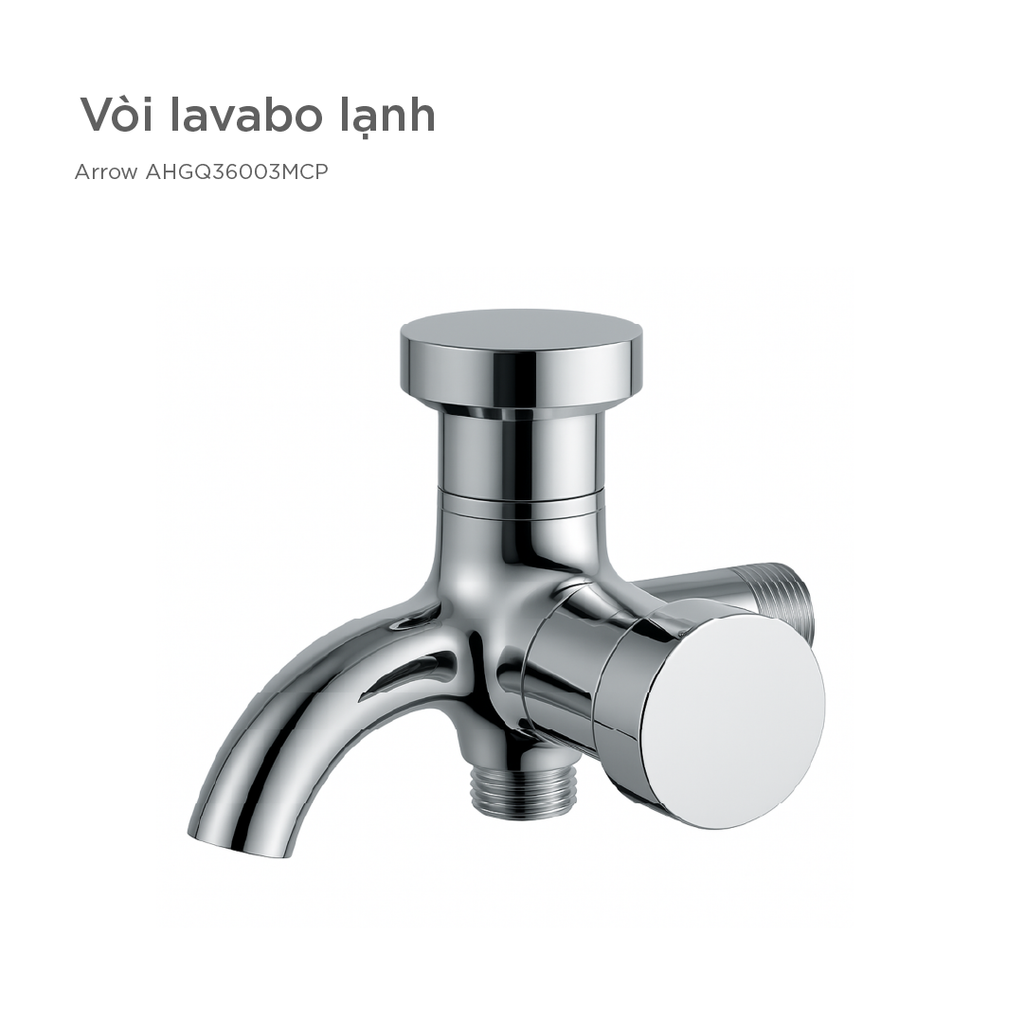 Vòi Lavabo Lạnh Arrow AHGQ36003MCP