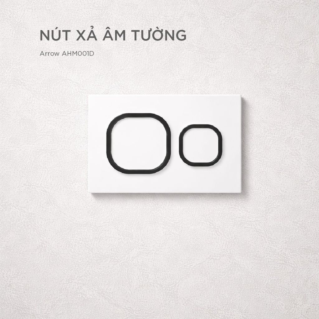 Nút nhấn xả âm tường Arrow AHM001D