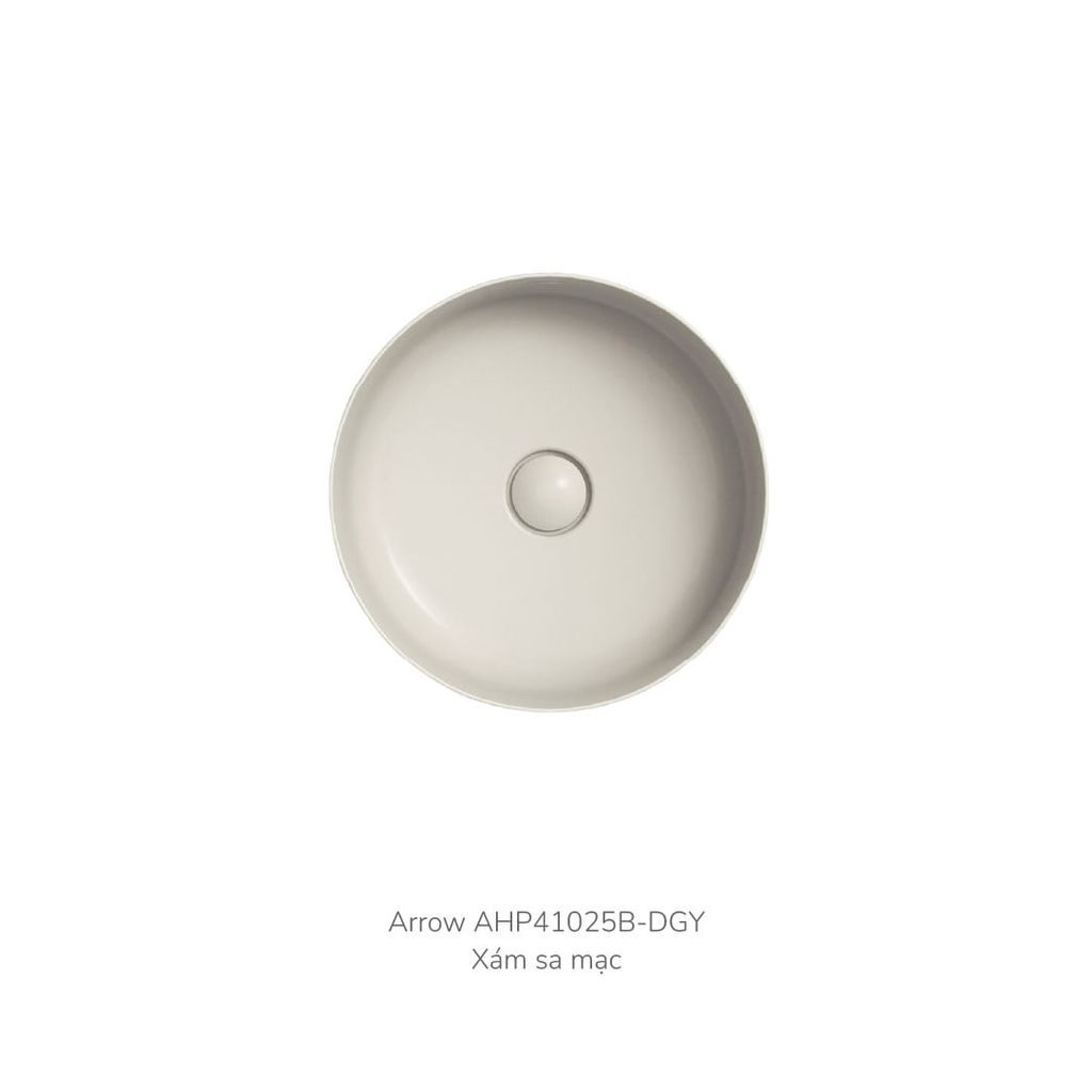 Chậu rửa lavabo đặt bàn Arrow AHP41025B-DGY