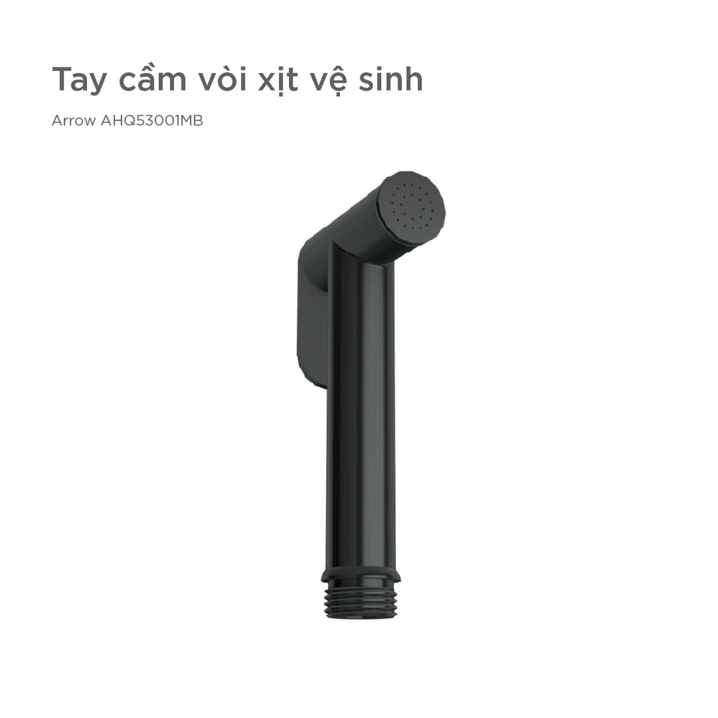 Tay cầm vòi xịt vệ sinh Arrow AHQ53001MB