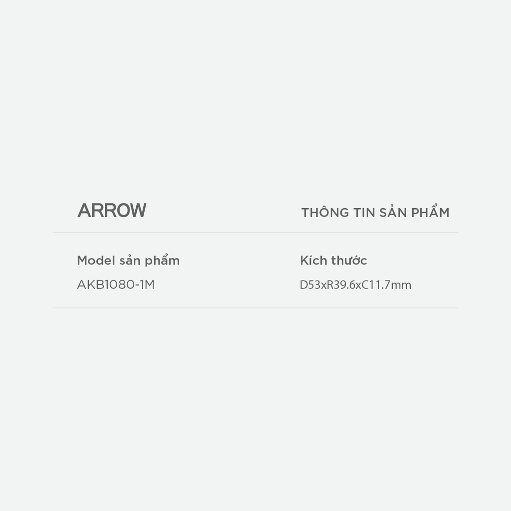 Nắp bồn cầu thông minh Arrow AKB1080-1M