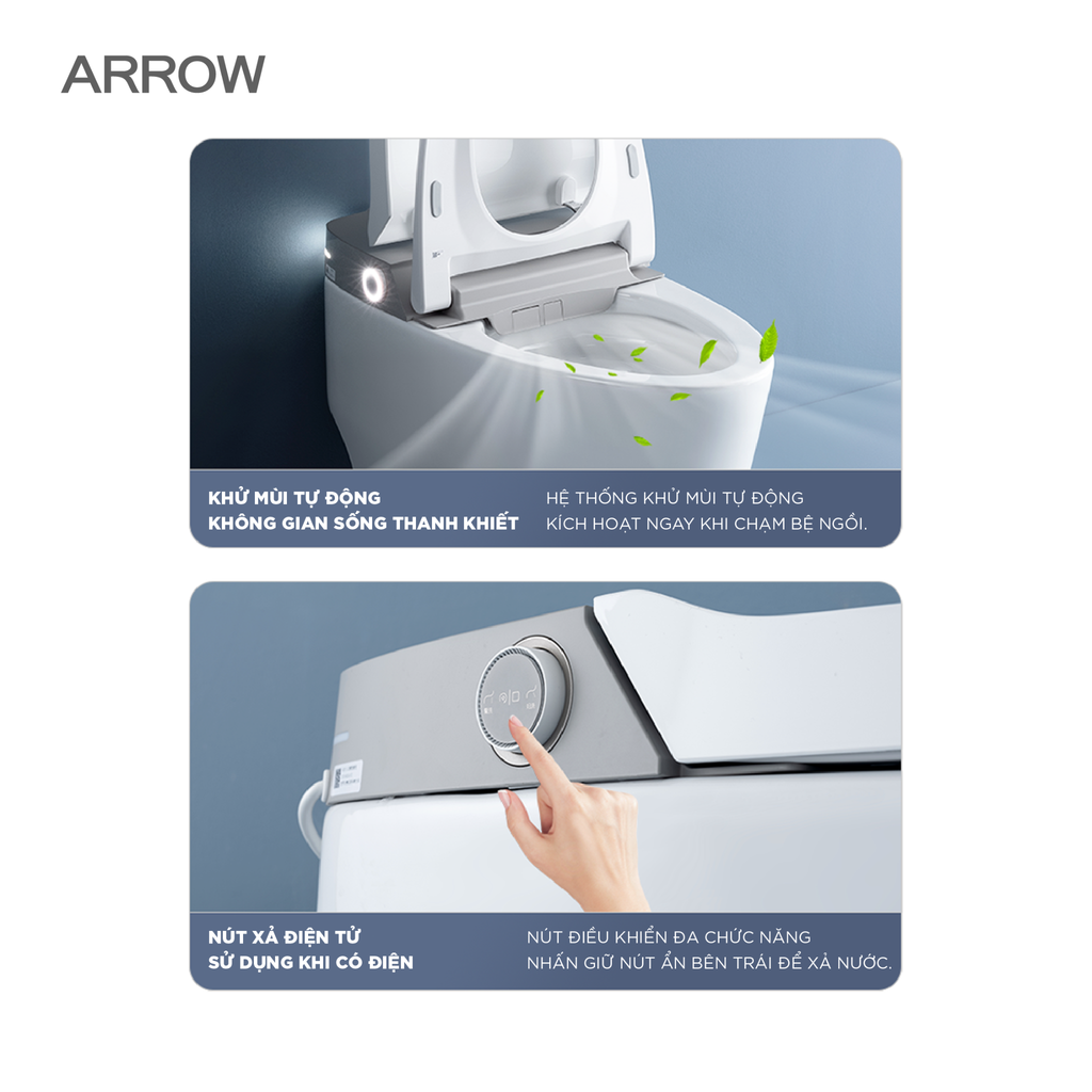 Bồn cầu thông minh Arrow AKB1102M