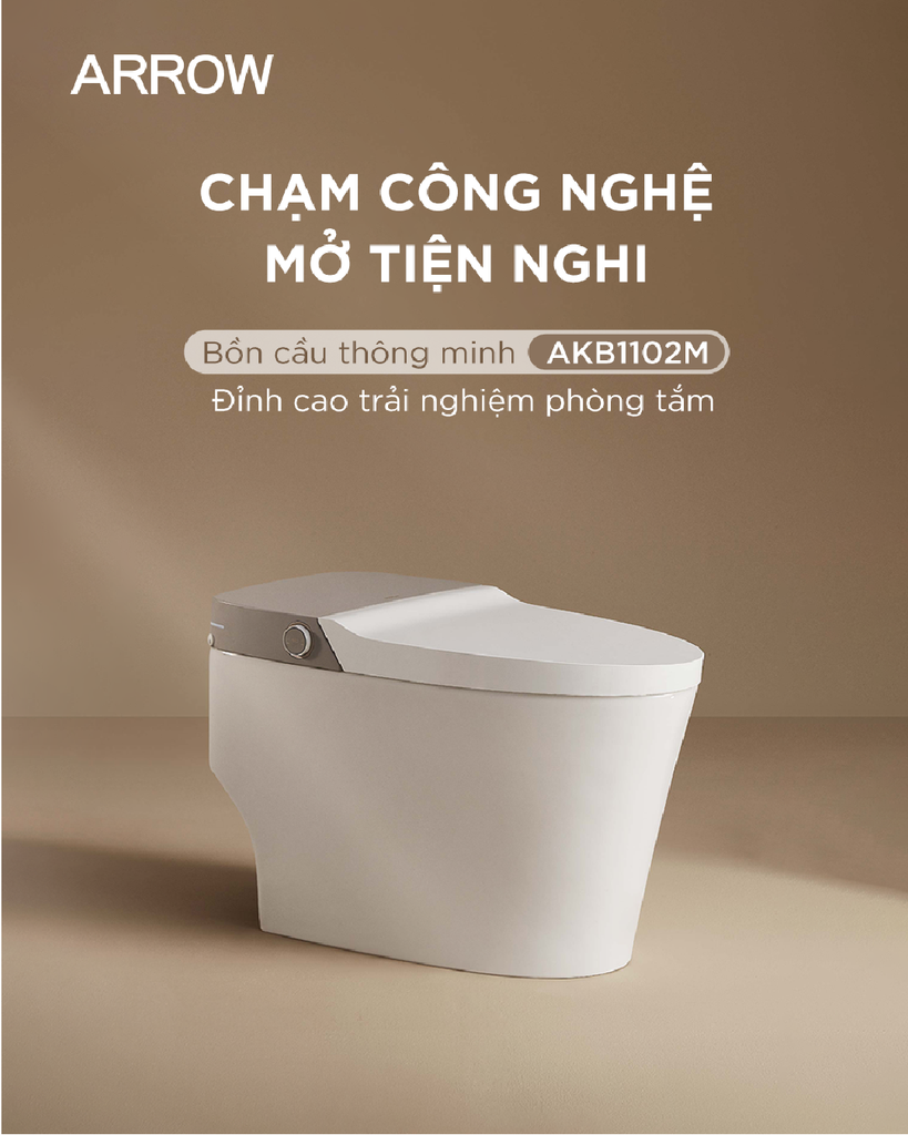 Bồn cầu thông minh Arrow AKB1102M