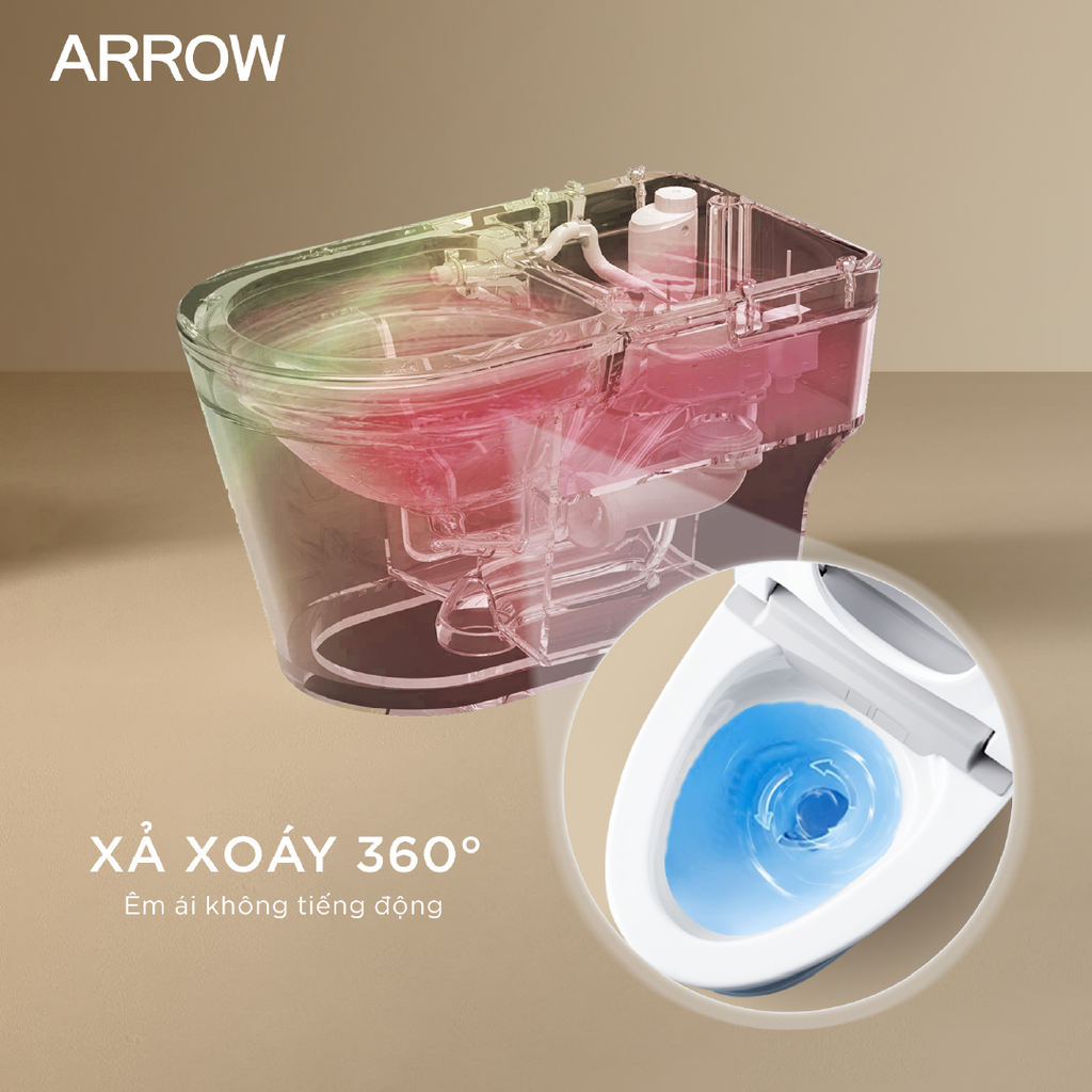 Bồn cầu thông minh Arrow AKB1102M
