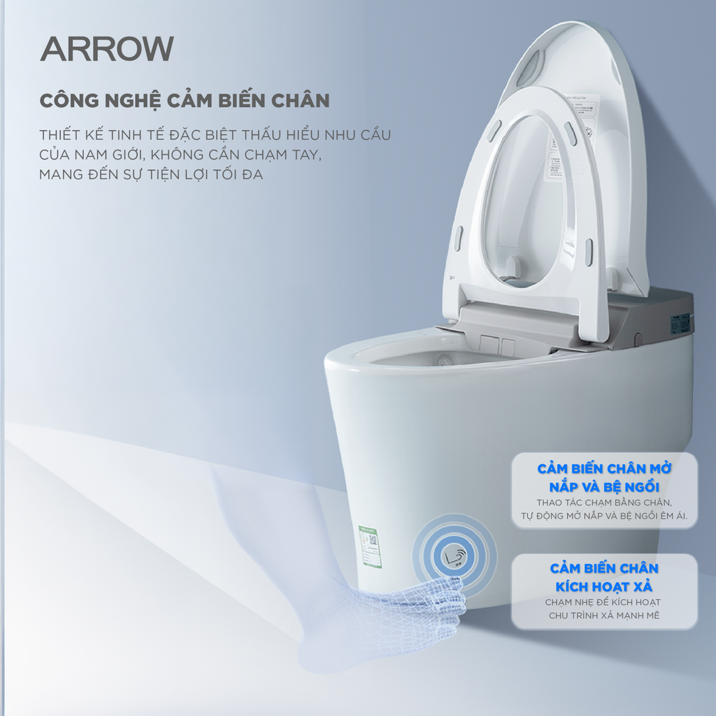 Bồn cầu thông minh Arrow AKB1102M