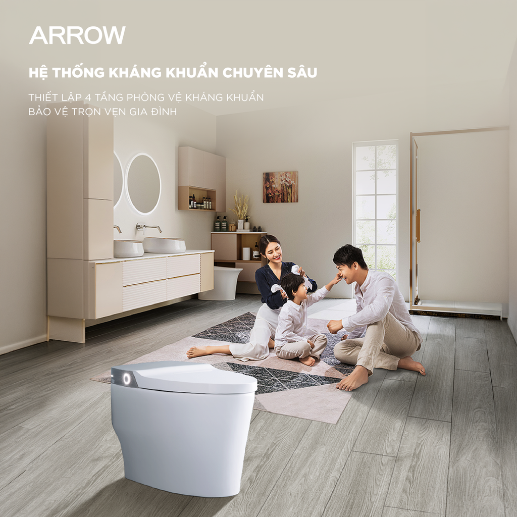 Bồn cầu thông minh Arrow AKB1102M