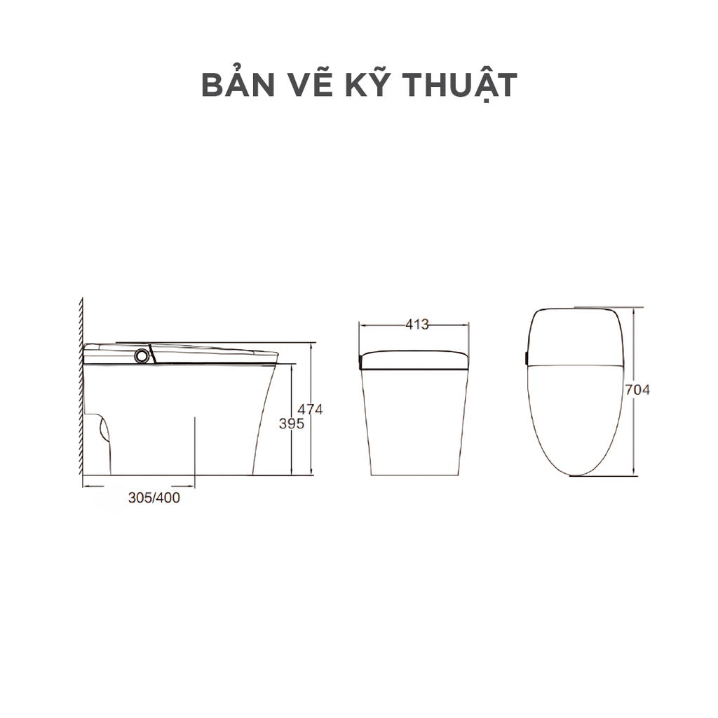 Bồn cầu thông minh Arrow AKB1103-AM