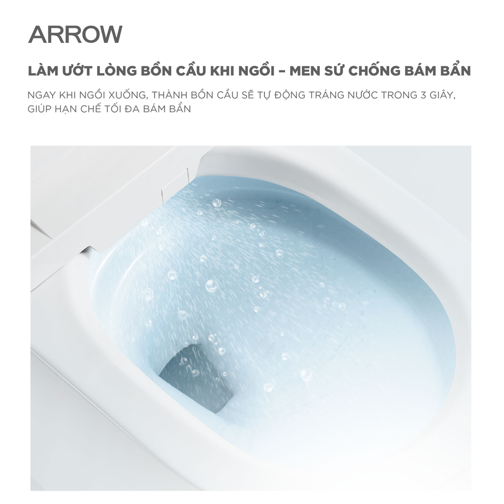 Bồn cầu thông minh Arrow AKB1103-AM