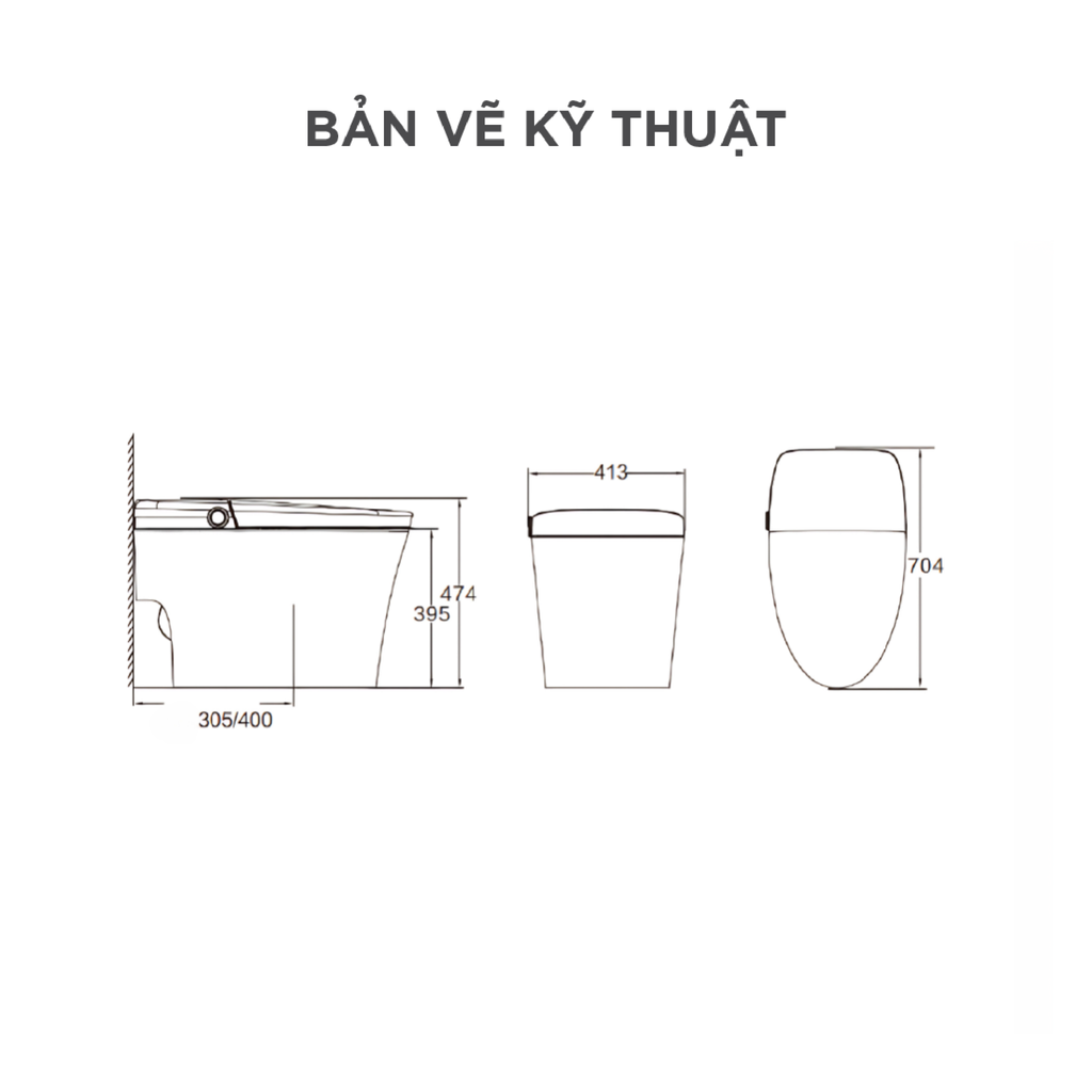 Bồn cầu thông minh Arrow AKB1103-AM