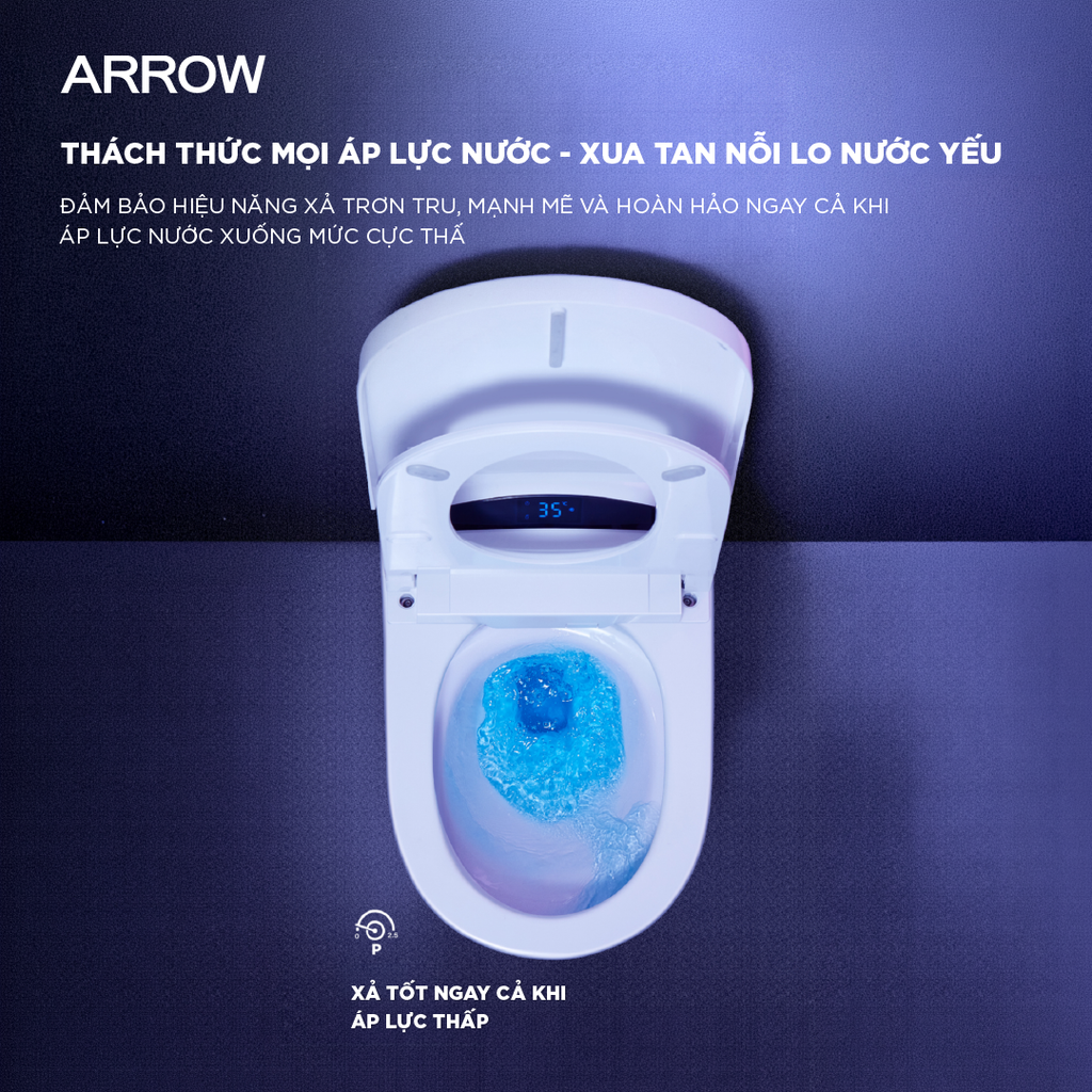 Bồn cầu thông minh Arrow AKB1310-UM