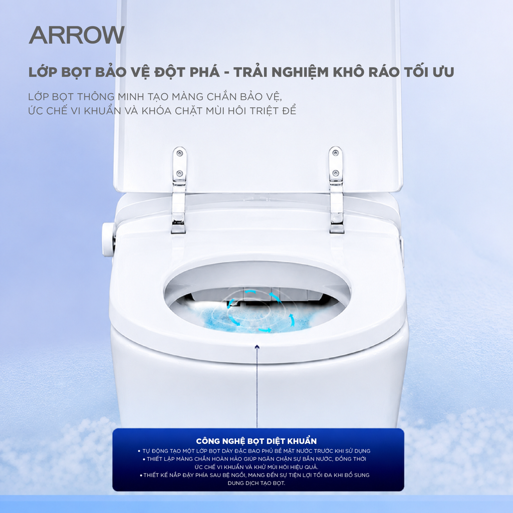 Bồn cầu thông minh Arrow AKB1315-AM