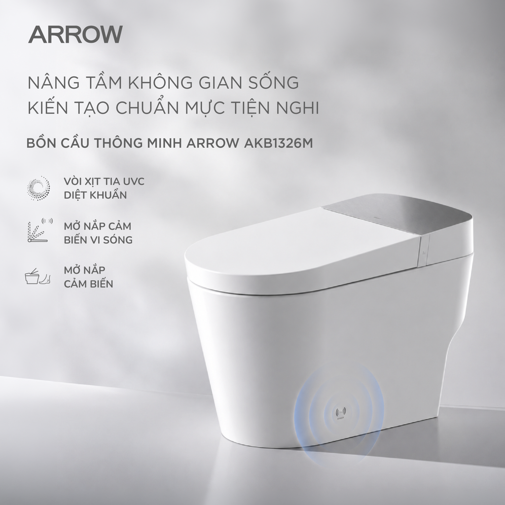 Bồn cầu thông minh Arrow AKB1326M