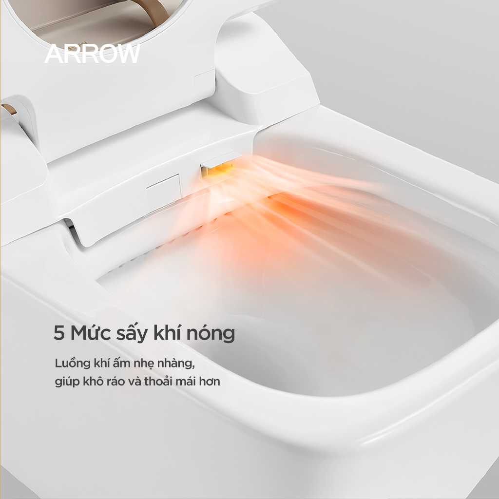 Bồn cầu thông minh treo tường Arrow AKB2130AG-1H/AKB2130H