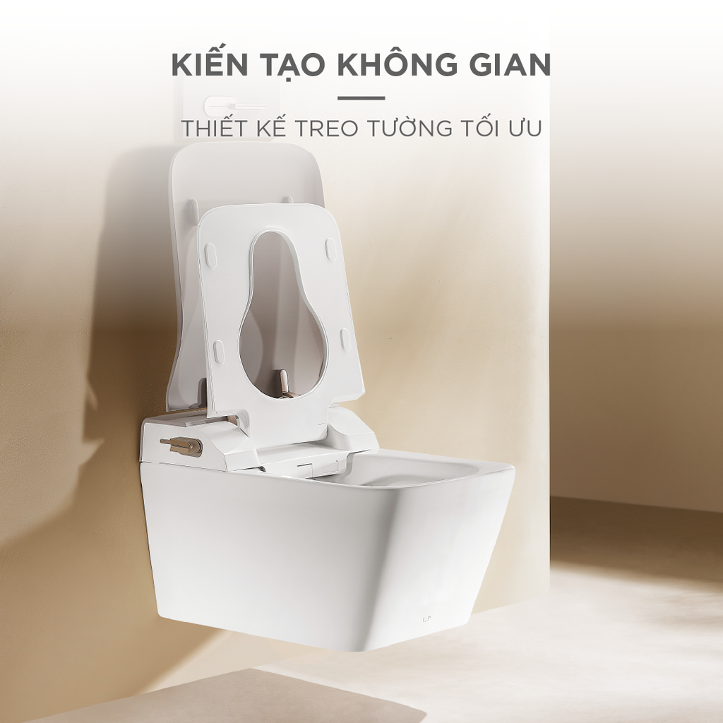 Bồn cầu thông minh treo tường Arrow AKB2130H/AKB2130H