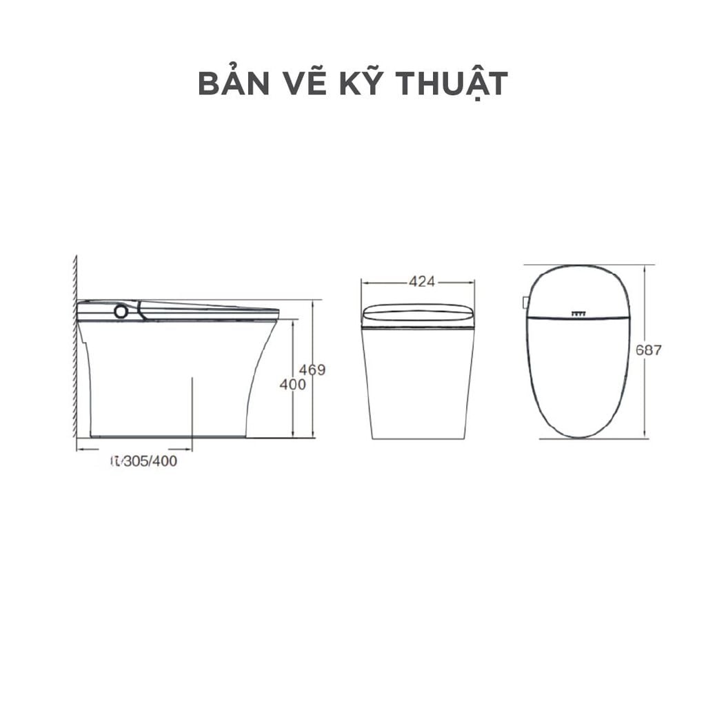 Bồn cầu thông minh Arrow AKE1162M