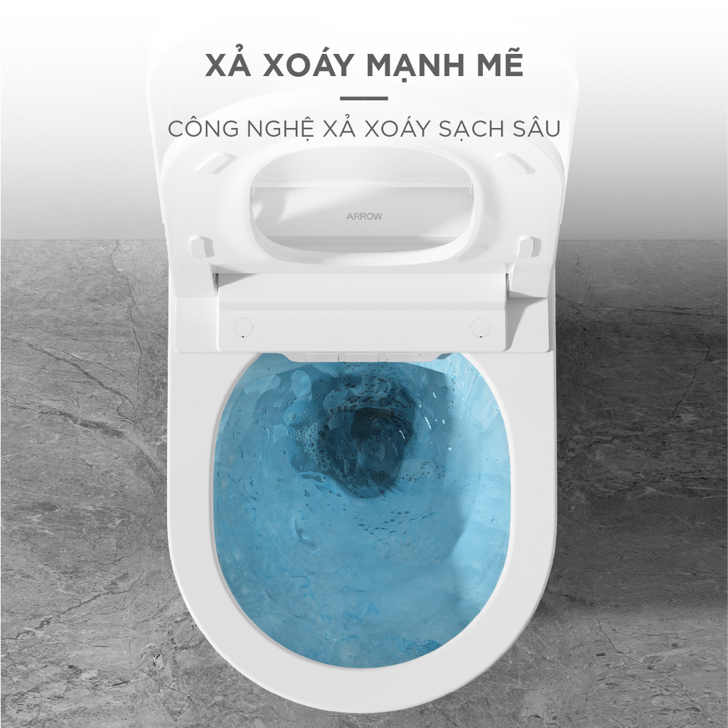 Bồn cầu thông minh treo tường Arrow AKH1051H/AKB1051