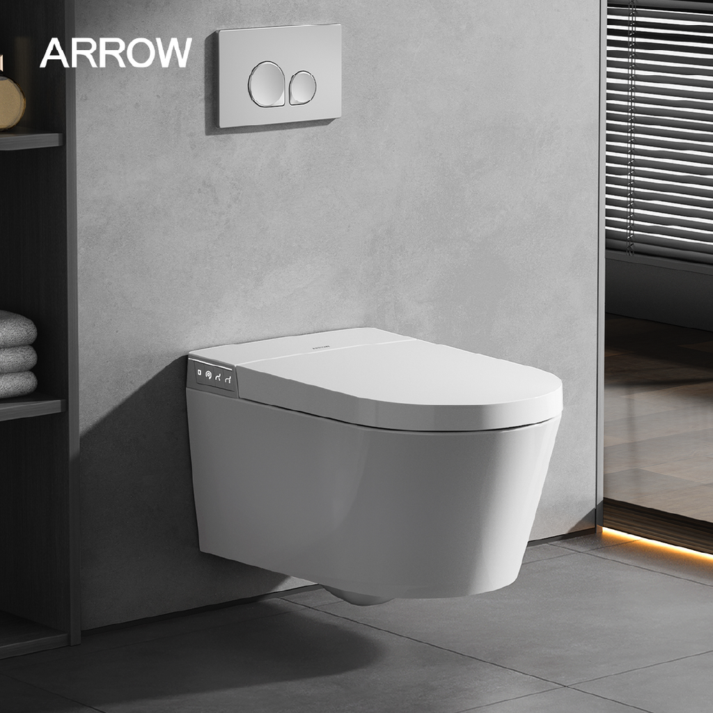 Bồn cầu thông minh treo tường Arrow AKH1051H/AKB1051