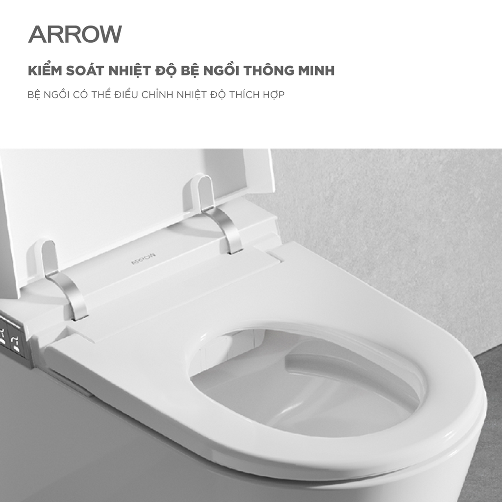 Bồn cầu thông minh treo tường Arrow AKH1051H/AKB1051