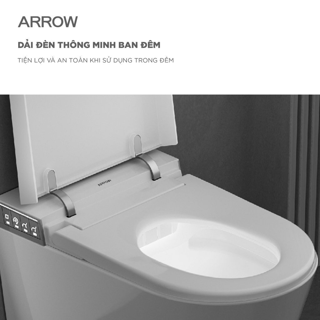 Bồn cầu thông minh treo tường Arrow AKH1051H/AKB1051