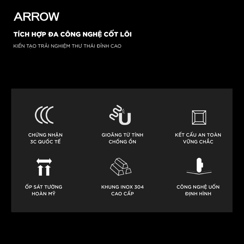 Buồng tắm kính Arrow AL37F1U