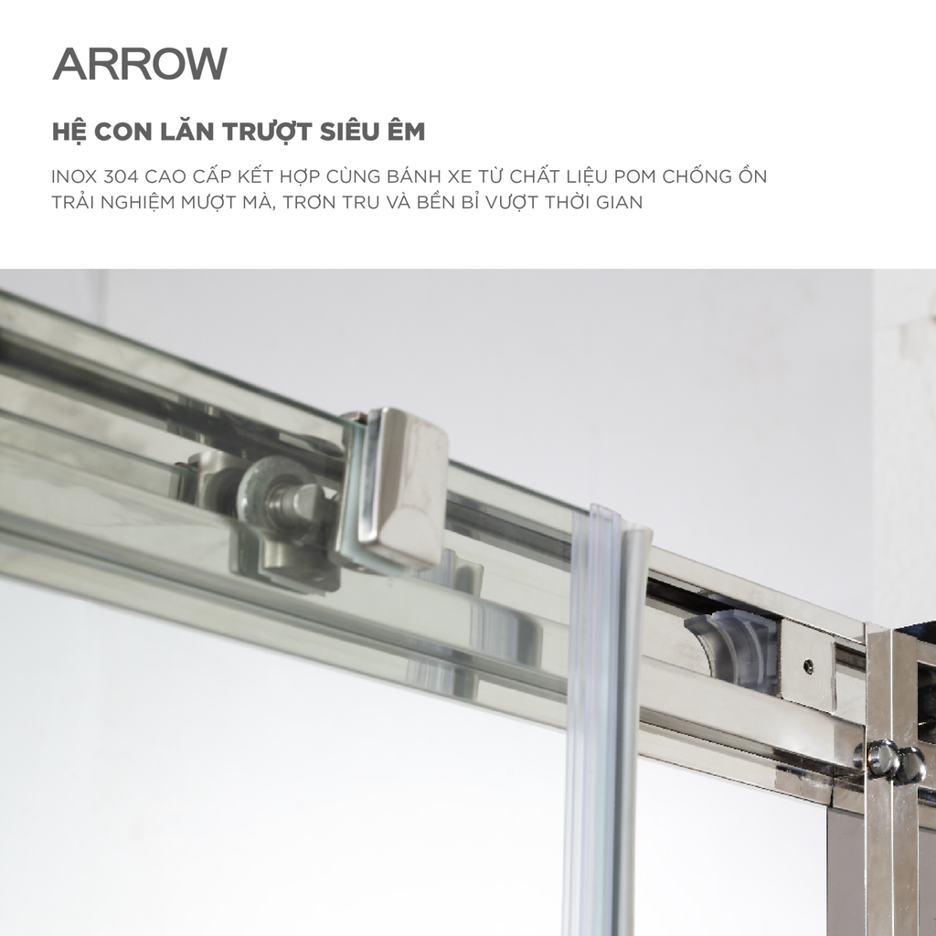 Buồng tắm kính Arrow AL37F1U