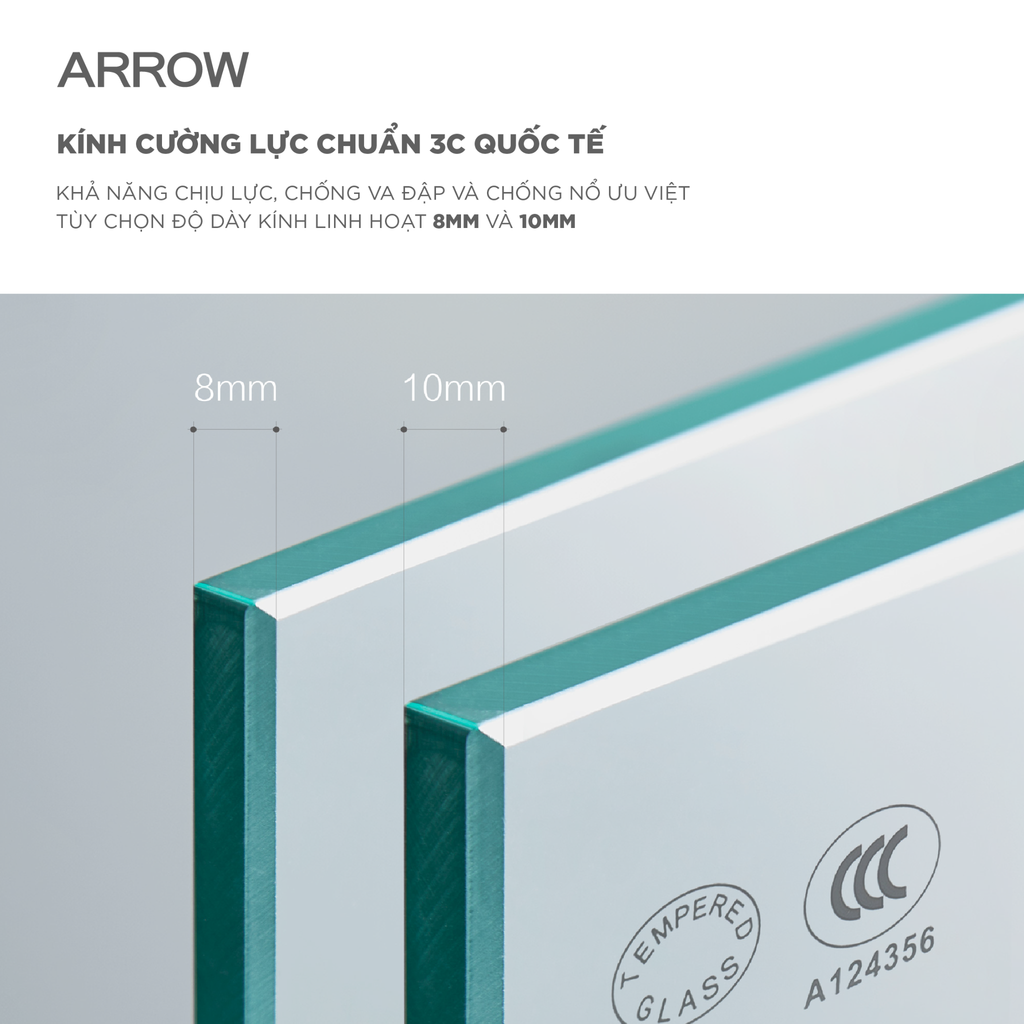 Buồng tắm kính Arrow AL48F1