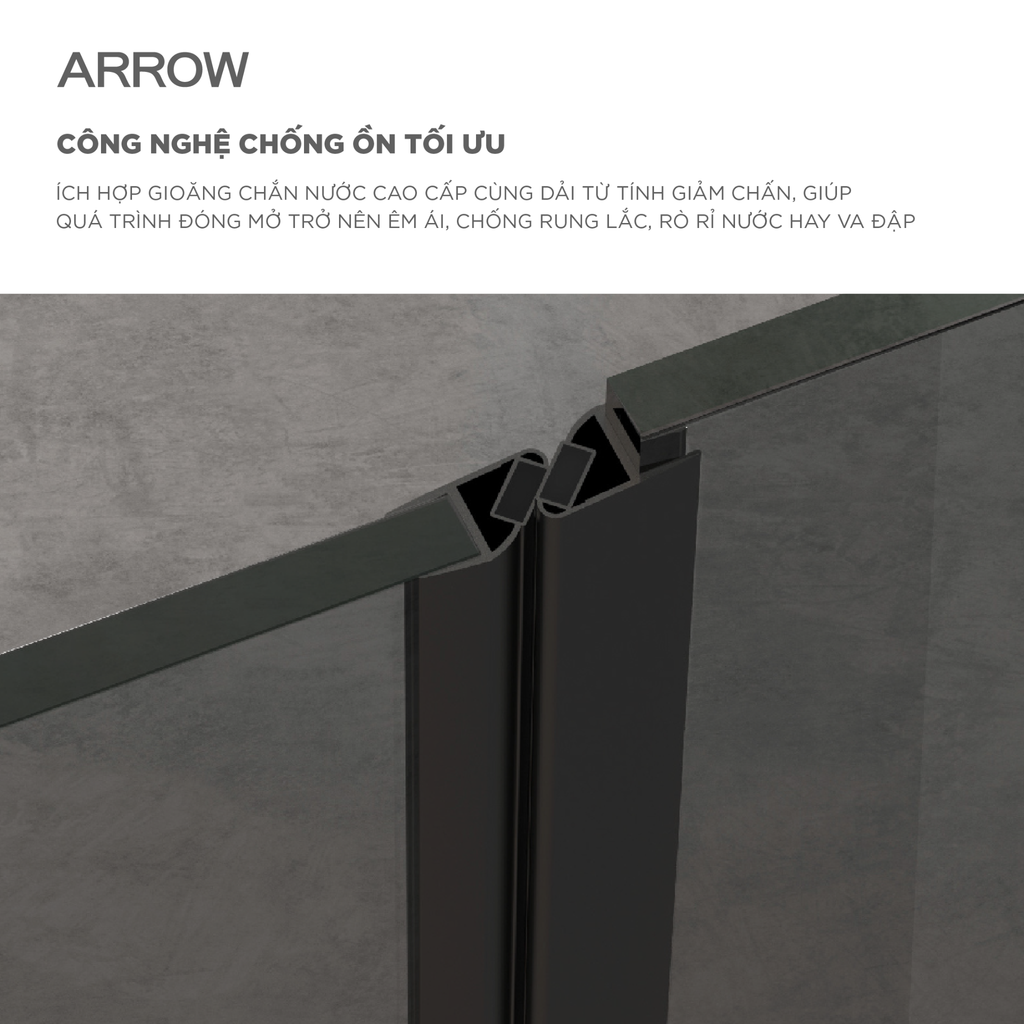 Buồng tắm kính Arrow AL48F1