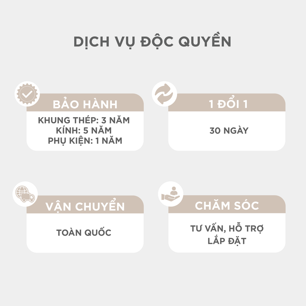 Buồng tắm kính Arrow AL51F1