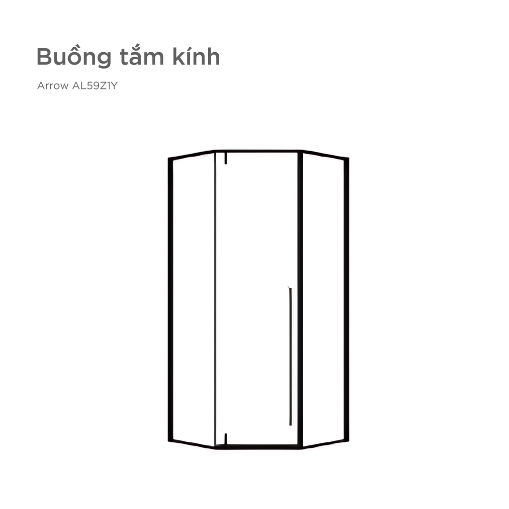 Buồng tắm kính Arrow AL59Z1Y