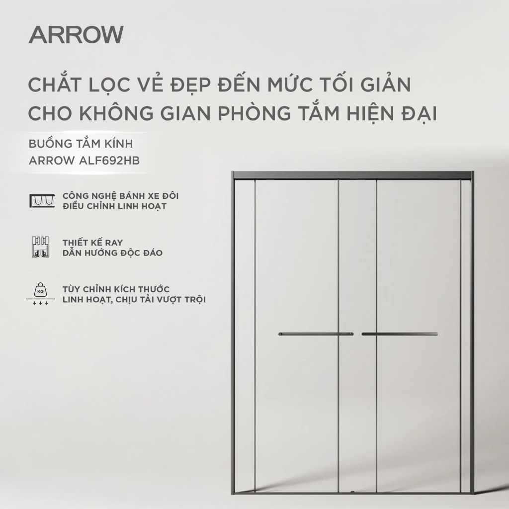 Buồng tắm kính Arrow ALF692HB