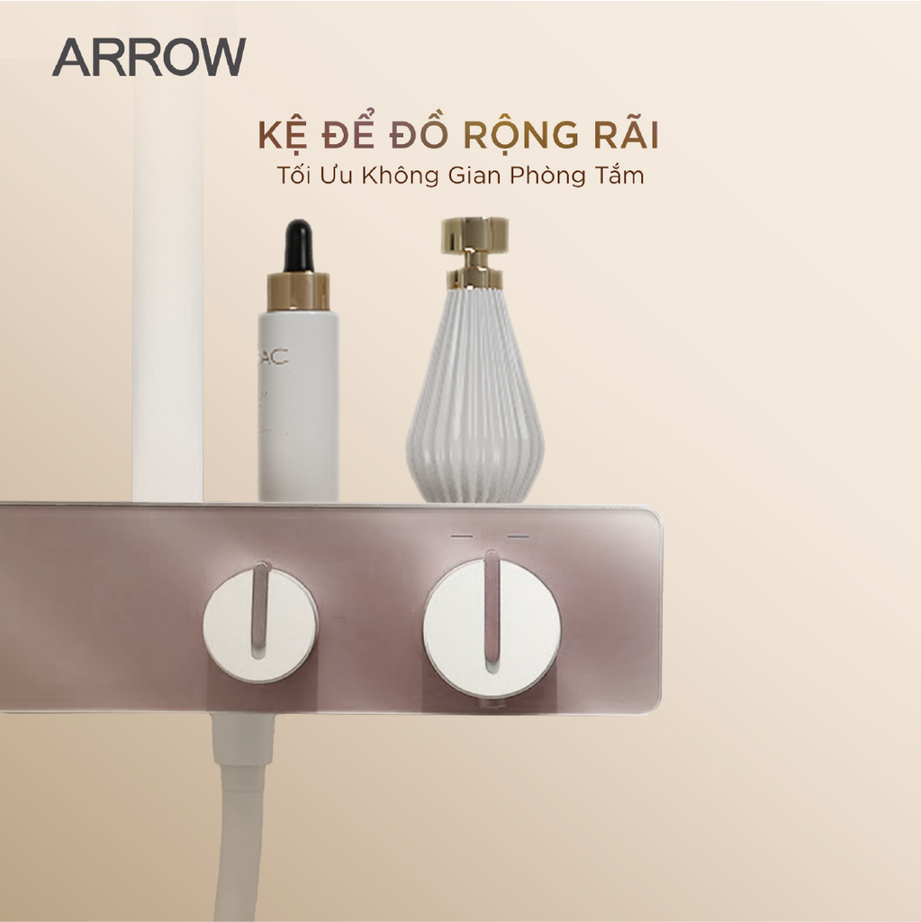 Vòi sen cây nóng lạnh Arrow AMG13SH42MW
