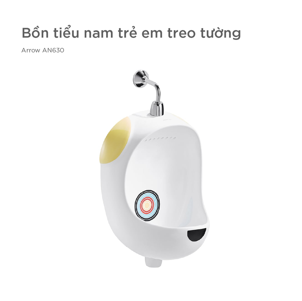 Bồn tiểu nam trẻ em treo tường Arrow AN630