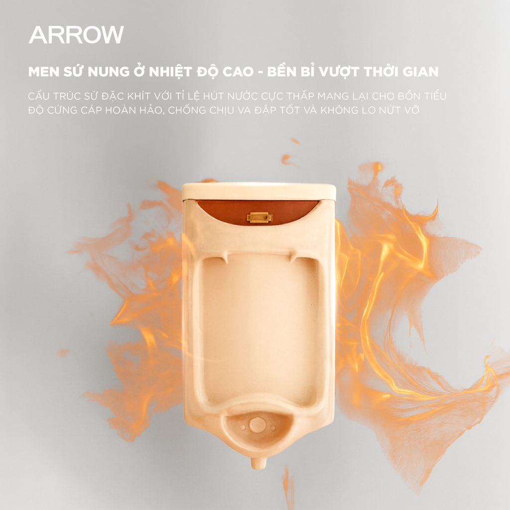 Bồn tiểu nam treo tường Arrow AN636