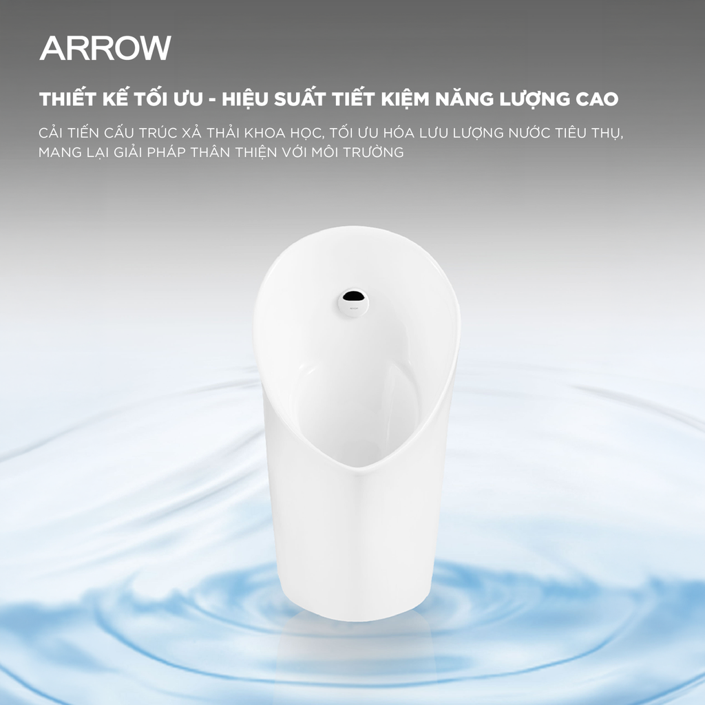 Bồn tiểu nam treo tường Arrow AN661