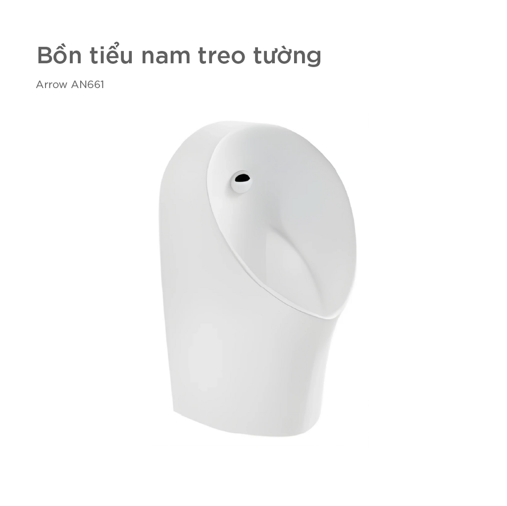 Bồn tiểu nam treo tường Arrow AN661