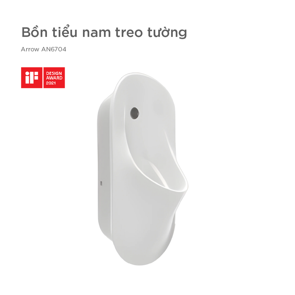 Bồn tiểu nam treo tường Arrow AN6704